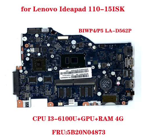 LA-D562P Lenovo Ideapad TianYi 310-15IKB / 110-15ISK Ʈ   4405U 4GB RAM 100% ׽Ʈ OK